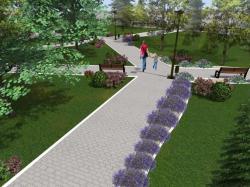 Ускоро почињу радови на поплочавању парка и изградњи нове фонтане (ФОТО)