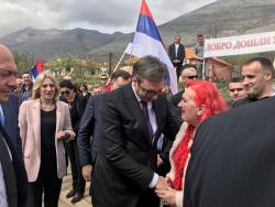 Vučić stigao u Trebinje: Sa Dodikom obišao radove na izgradnji vrtića 'Srbija' (FOTO)