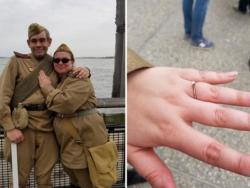 Prosidba tokom marša Besmrtnog puka (VIDEO)