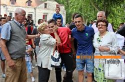 Svečani doček za zlatne momke