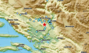 Zemljotres uznemirio građane Mostara