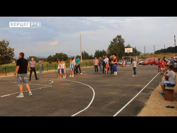 У Батковићима код Невесиња отворено спортско игралиште (ВИДЕО)