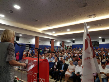 Цвијановићева са требињским коалиционим партнерима: Заједно до убједљиве побједе у октобру