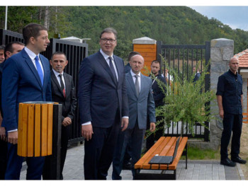 Vučić na Kosmetu: Gazivode presudne za opstanak Srba; Trnovit put do rješenja