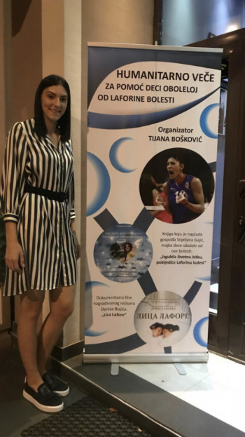 Tijana Bošković organizovala humanitarnu večeru za oboljele od Laforine bolesti