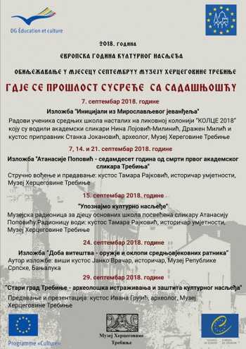 Obilježavanje 'Evropske godine kulturnog nasljeđa' u Muzeju Hercegovine Trebinje