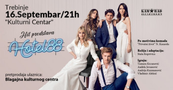 U nedjelju predstava: `Hotel 88`