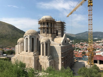  Završeno zidanje Sabornog hrama u Mostaru