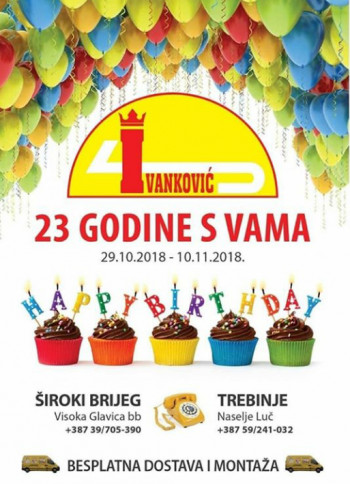 Salon namještaja DESETKA proslavlja rođendan uz velike AKCIJE