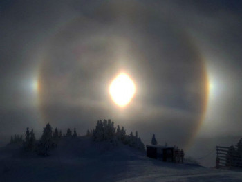 Спектакуларан призор: На Јахорини забиљежен феномен 'три Сунца'