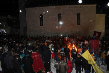 У Невесињу прослављено Бадње вече