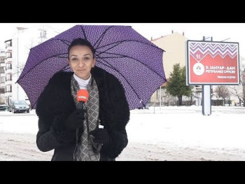 Први снијег под Леотаром (ВИДЕО)