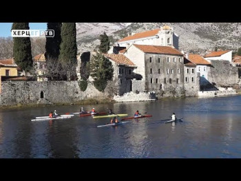 Kajakaška reprezentacija Srbije na zimskim pripremama u Trebinju (VIDEO)