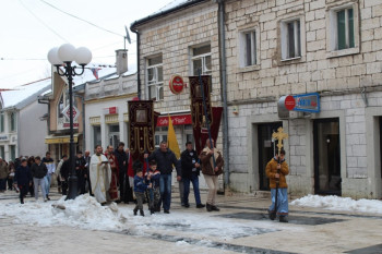 У Невесињу  освјештана богојављенска водица