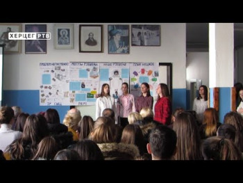 Гацко: Средњошколци обиљежили Међународни дан матерњег језика (ВИДЕО)