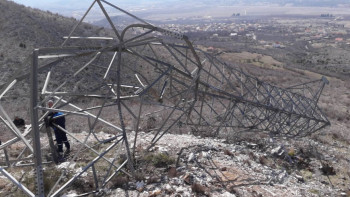 Otklanjanje kvara na dalekovodu Mostar-Nevesinje očekuje se najkasnije u nedjelju