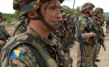 Sredinom aprila oglas za prijem vojnika