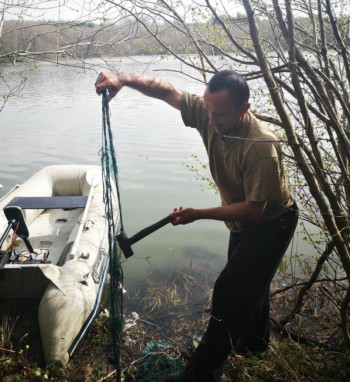 Ribočuvarska služba zaplijenila mrežu krivolovcima