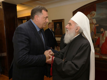 Sastanak Dodika sa patrijarhom Irinejom
