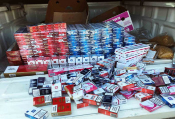 У Гацку одузето 2 490 паклица цигарета
