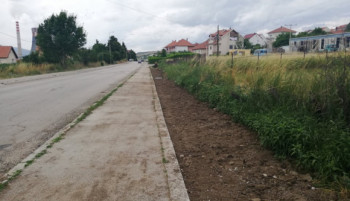 У току извођење радова на изградњи дијела фекалне канализације у Гацку