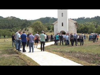 Освјештан обновљени Храм Светих апостола Петра и Павла на Борцима (ВИДЕО)