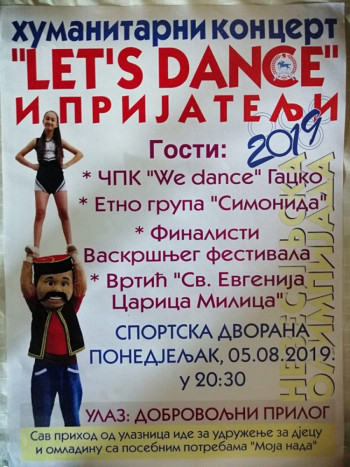 Lets dens i prijatelji priređuju humanitarni koncert