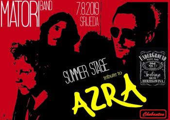 UNDERGROUND ROCK BAR: Tribute to AZRA - 'MATORI band' Mostar