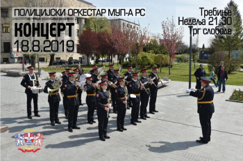 Najava: Koncert orkestra Ministarstva unutrašnjih poslaova na Trgu slobode