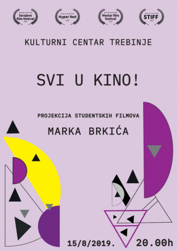 Најава: 'Вече кратког филма' у Културном центру