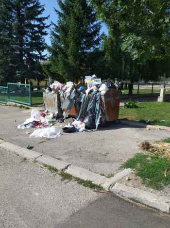 Гатачке улице затрпане смећем 