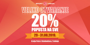 VELIKO OTVARANJE NOVE SPORT VISION RADNJE U TREBINJU