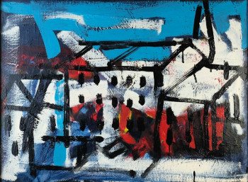 Изложба слика Сава Рупића у Галерији `73 у Београду