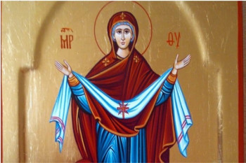 Дaнaс прaзник Пoкрoвa Прeсвeтe Бoгoрoдицe