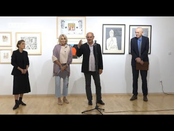 Trebinje: Izložba grafičkih radova 'Pogled u centar' otvorena do kraja oktobra (VIDEO)