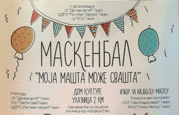 Gacko: Dječiji maskenbal „Moja mašta može svašta“