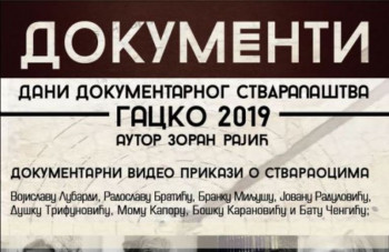 Najava: 'Dani dokumentarnog stvaralaštva Gacko 2019'