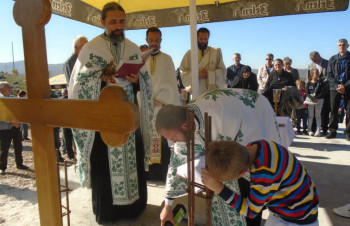 Osvještani temelji crkve na Pržinama