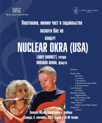 Најава: Концерт дуа Nuclear Okra