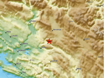 Stolac: Potres jačine 2,8 po Rihteru