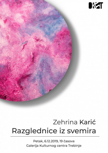 Najava: Izložba akademske slikarke Zehrine Karić 'Razglednice iz svemira'