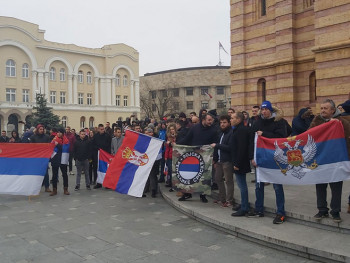 Podrška građana Banjaluke, Trebinja i Pala pravoslavnim vjernicima u Crnoj Gori