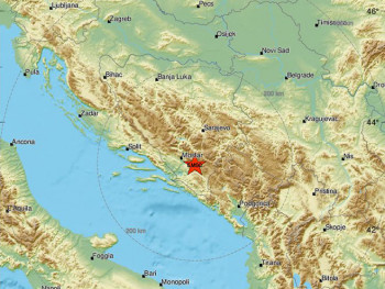 Zemljotres 3,8 stepeni rihtera u blizini Nevesinja