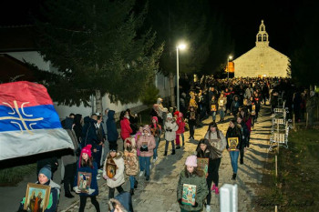 Молебан и литија у Љубињу као подршка прогоњеној Цркви Христовој у Црној Гори