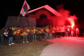 Spektakularnom koreografijom Nevesinje uputilo rođendansku čestitku Republici Srpskoj