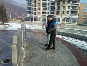 Foča: 'Grobari' obilježili Stefandan: Cvijeće i pomen za poginule srpske borce