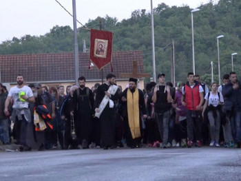 Беранци након два дана пјешачења стигли до манастира Острог