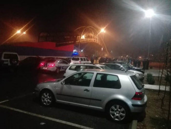 Полиција у Подгорици употријебила сузавац и шок бомбе 