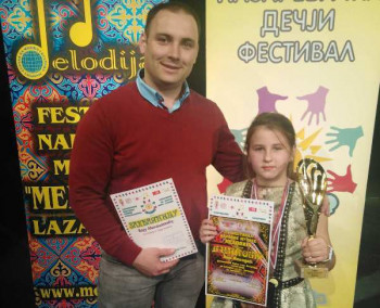 Veliki uspjeh Ane Nenadić - učenice Muzičke škole 'Sveti Roman Melod' Gacko