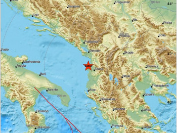 Zemljotres jačine 4,9 stepeni kod Drača, osjetio se i u Crnoj Gori